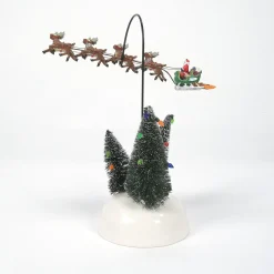 Department 56 The Original Snow Village|Animated Flaming Sleigh