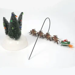 Department 56 The Original Snow Village|Animated Flaming Sleigh