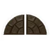 Department 56 Village Accessories|Cocoa & Cream S/2 Curve Rd