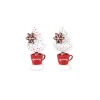 Department 56 Village Accessories|Cocoa & Cream Topiary S/2