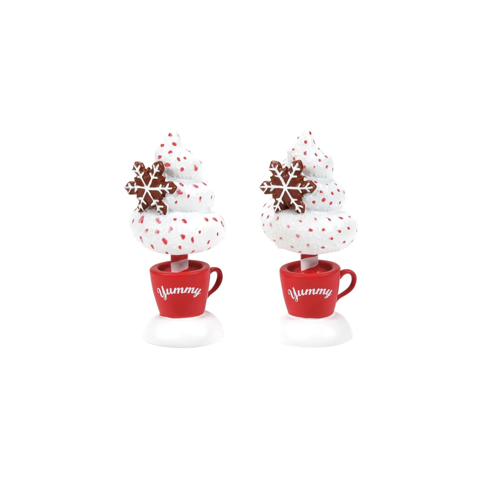 Department 56 Village Accessories|Cocoa & Cream Topiary S/2