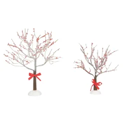 Department 56 Village Accessories|Crabapple Tree With Ribbon