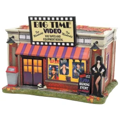 Department 56 Hot Properties Village|Elvira's Big Time Video Store