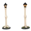 Department 56 Halloween Village Accessories|Femur Bone Street Lights