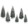 Department 56 Village Accessories|Frosted Pine Grove, Set of 6