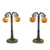 Department 56 Halloween Village Accessories|Hallows Eve Lit Street Lamps