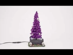 Department 56 Halloween Village Accessories|Haunted Skull Tree