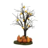 Department 56 Halloween Village Accessories|Lit Jack-O-Lantern Tree