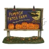 Department 56 Halloween Village Accessories|Lit Pumpkin Patch Billboard