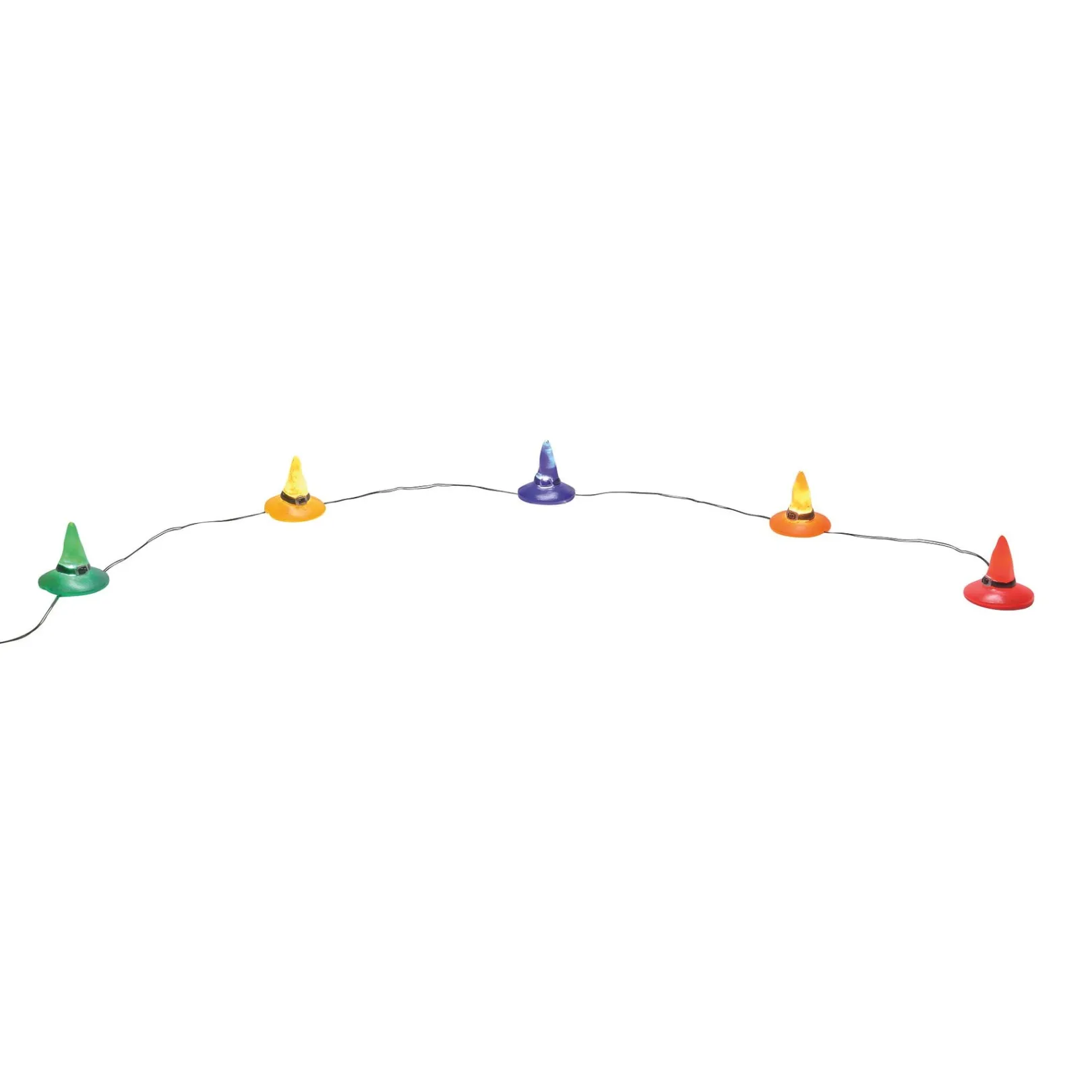 Department 56 Halloween Village Accessories|Lit Witch Hat String of Lights