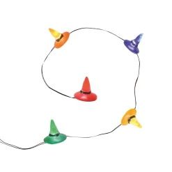 Department 56 Halloween Village Accessories|Lit Witch Hat String of Lights