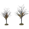Department 56 Halloween Village Accessories|Midnight Moss Trees
