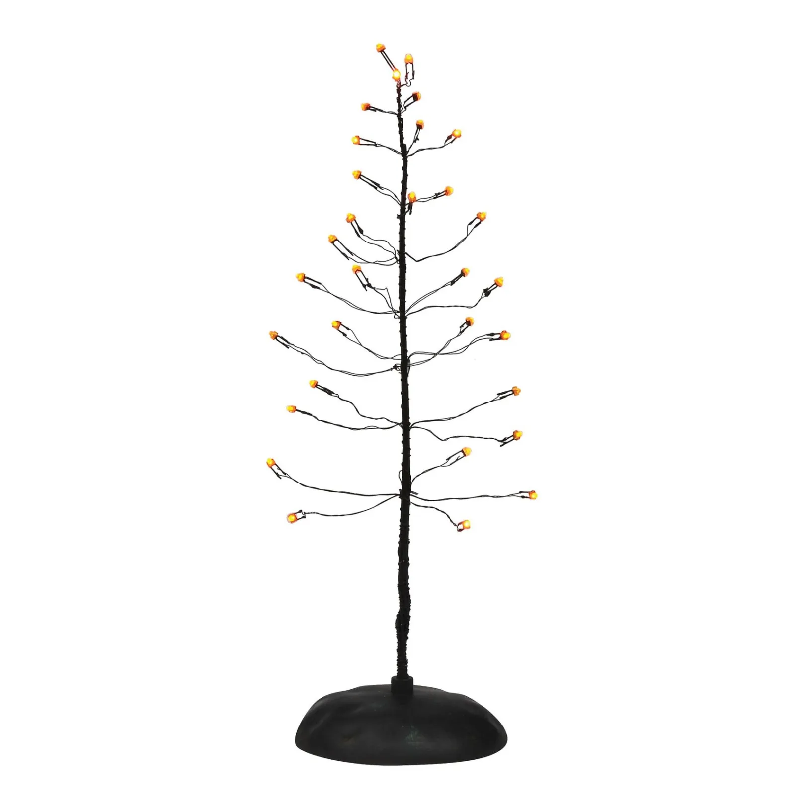 Department 56 Halloween Village Accessories|Orange Twinkle Bright Tree