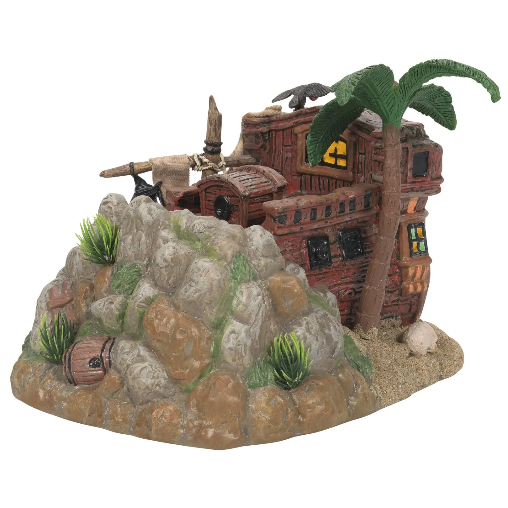 Department 56 Snow Village Halloween|Pirate Haven Hideaway