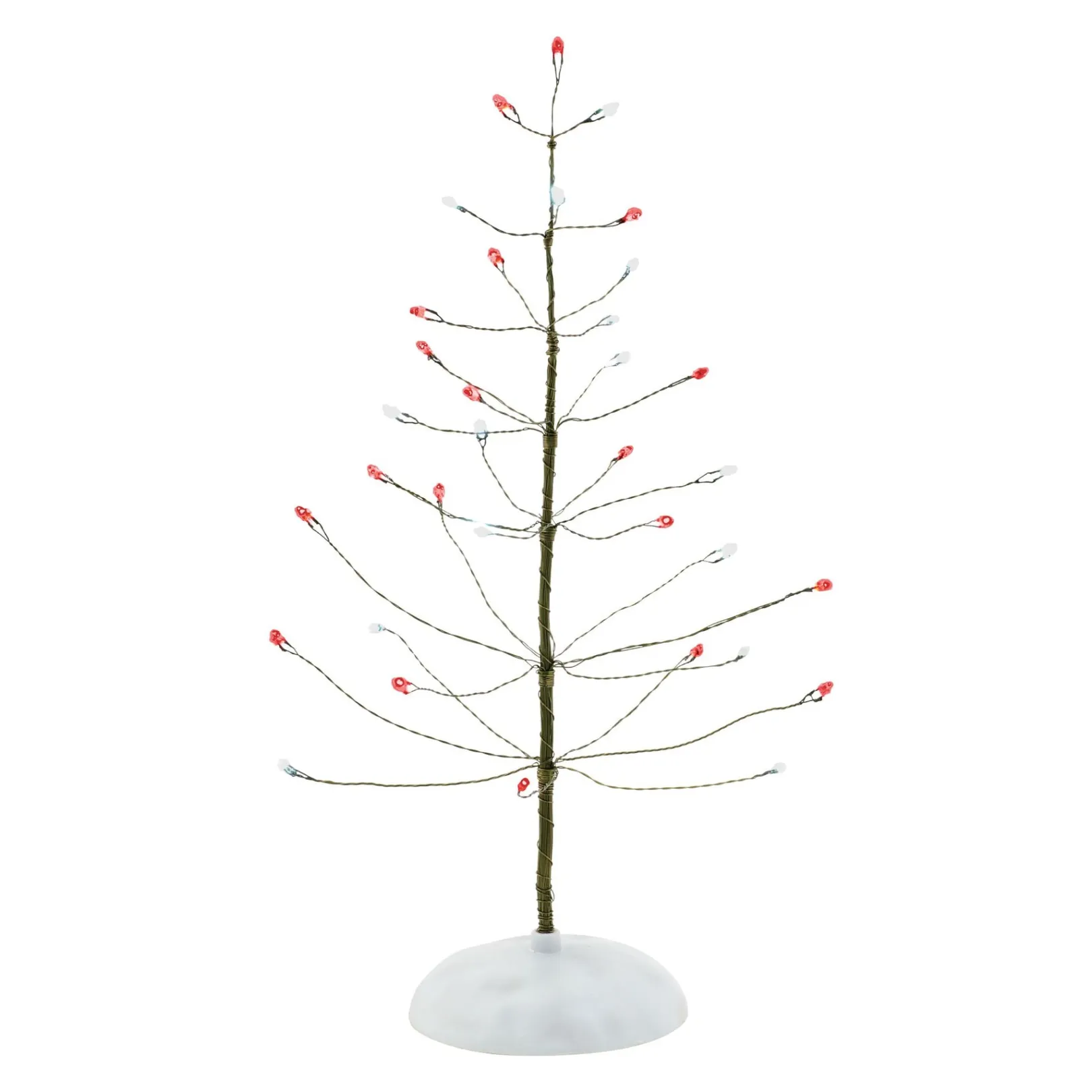 Department 56 Village Accessories|Red & White Twinkle Brite Tree