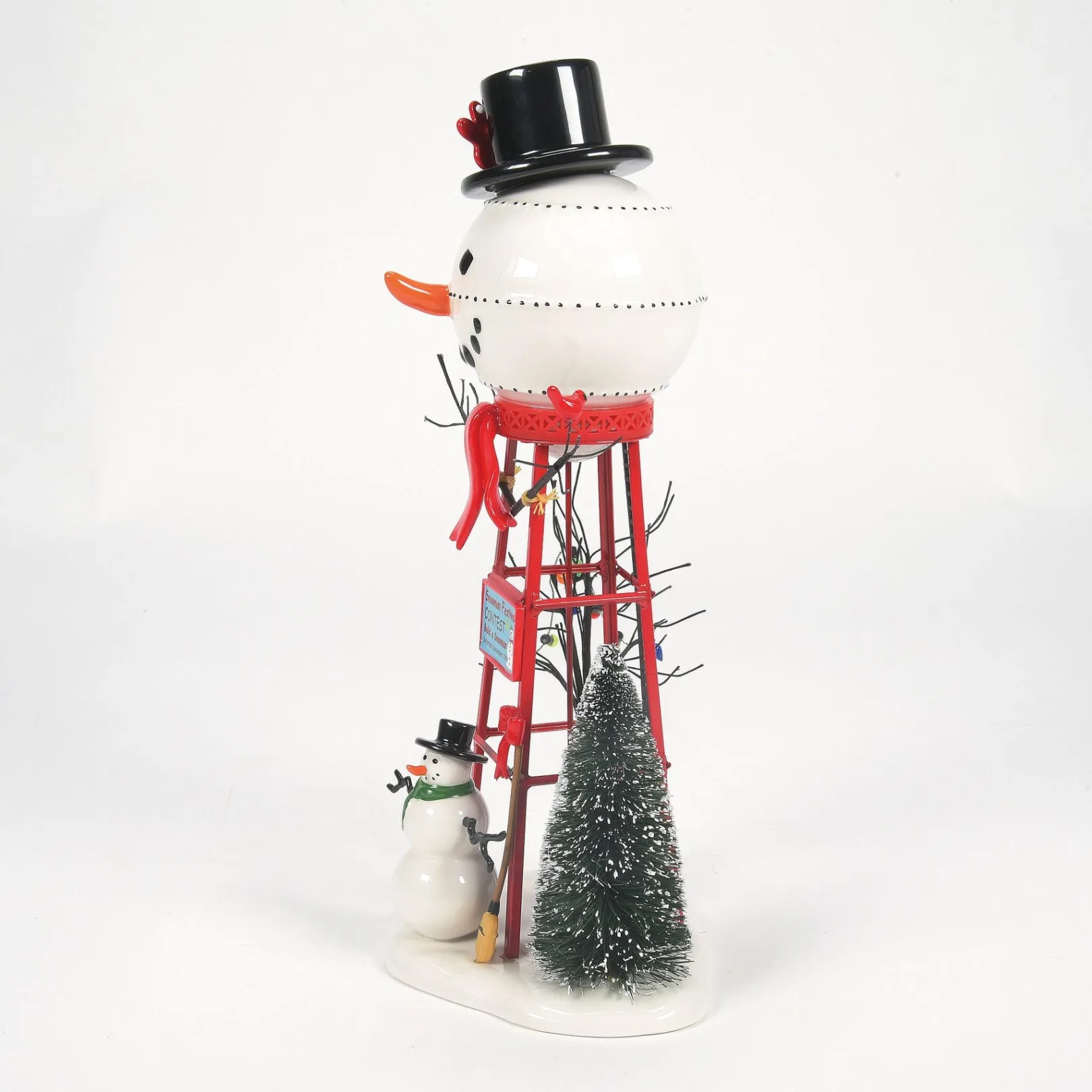 Department 56 Village Accessories|Snowman Watertower