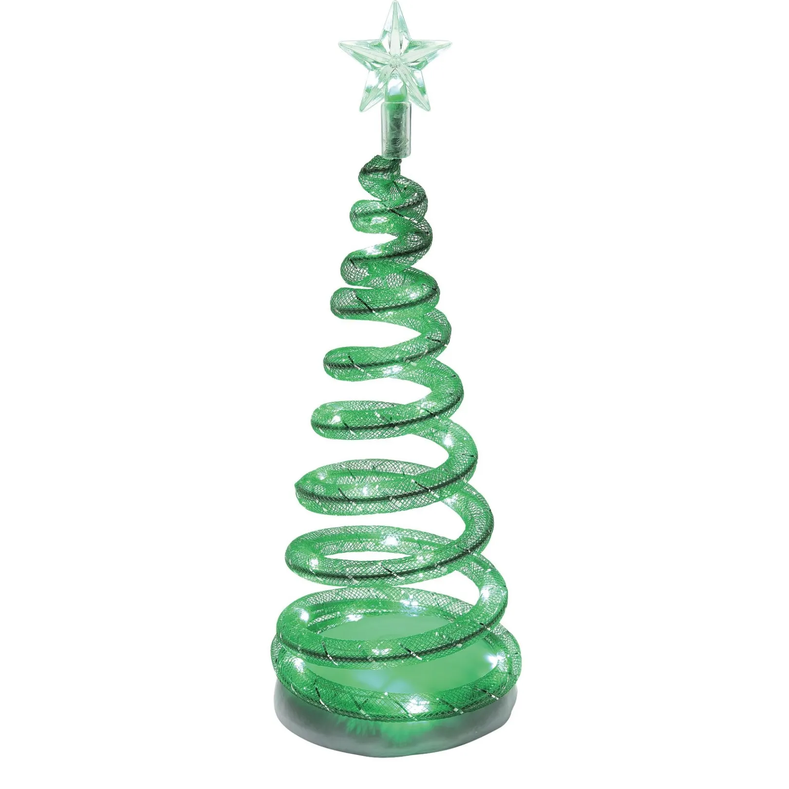 Department 56 Village Accessories|Spiralight LED Tree Green