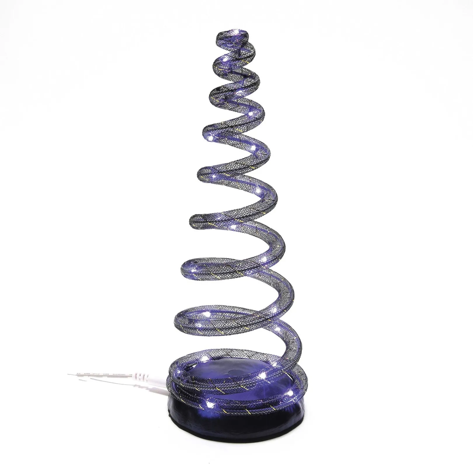 Department 56 Halloween Village Accessories|Spiralight LED Tree Purple