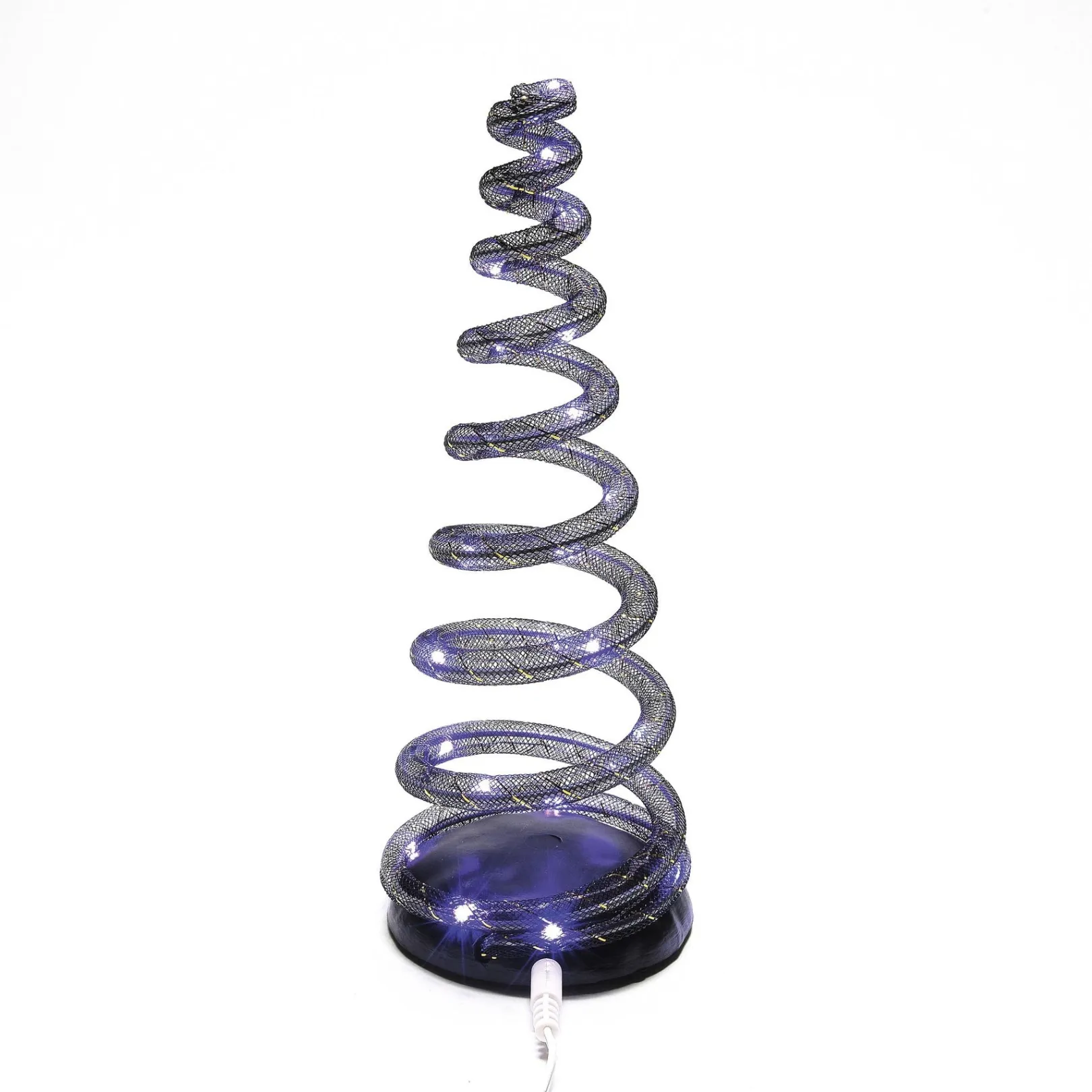 Department 56 Halloween Village Accessories|Spiralight LED Tree Purple