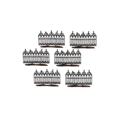 Department 56 Halloween Village Accessories|Spooky Wrought Iron Fence