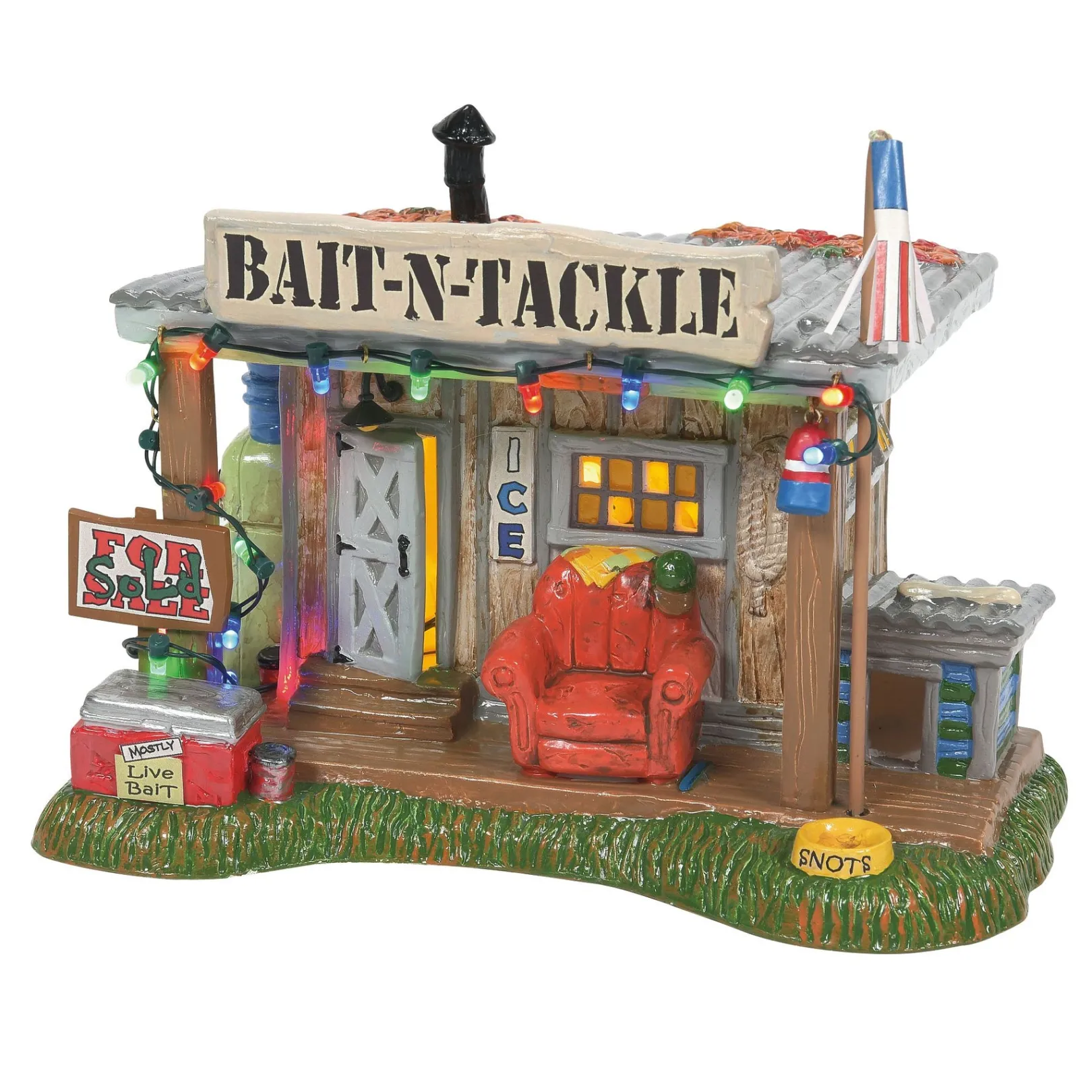 Department 56 The Original Snow Village|Xmas Vac Selling The Bait Shop