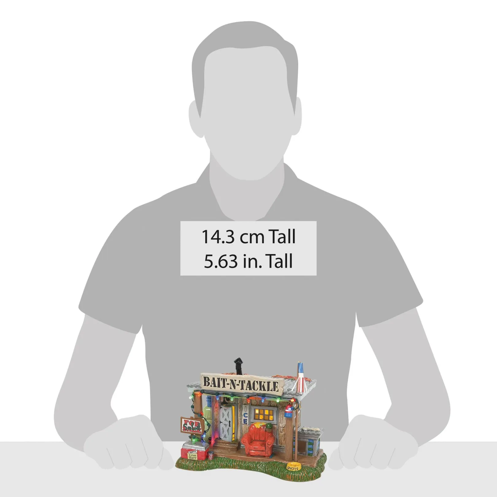 Department 56 The Original Snow Village|Xmas Vac Selling The Bait Shop