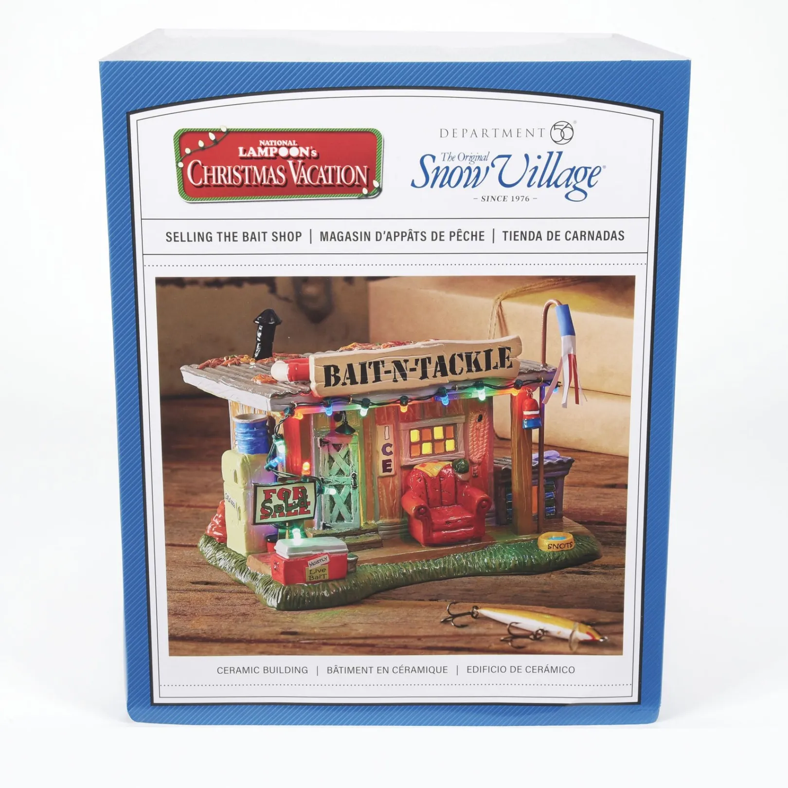 Department 56 The Original Snow Village|Xmas Vac Selling The Bait Shop